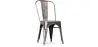 Buy Dining chair Bistrot Metalix industrial Metal - New Edition Metallic bronze 60136 - in the UK