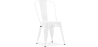 Buy Dining chair Bistrot Metalix industrial Metal - New Edition White 60136 in the United Kingdom