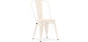 Buy Dining chair Bistrot Metalix industrial Metal - New Edition Cream 60136 in the United Kingdom