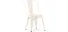 Buy Dining chair Bistrot Metalix industrial Metal - New Edition Cream 60136 in the United Kingdom