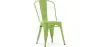 Buy Dining chair Bistrot Metalix industrial Metal - New Edition Light green 60136 - in the UK