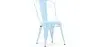 Buy Dining chair Bistrot Metalix industrial Metal - New Edition Light blue 60136 at MyFaktory