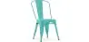 Buy Dining chair Bistrot Metalix industrial Metal - New Edition Pastel green 60136 - prices