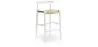 Buy Rope Design Bar Stool Boho Bali - 75cm - Wood White 99958406 - in the UK