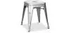 Buy Industrial Design Stool - 45cm - New Edition - Metalix Silver 60139 - in the UK