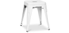 Buy Industrial Design Stool - 45cm - New Edition - Metalix White 60139 with a guarantee