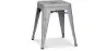 Buy Industrial Design Stool - 45cm - New Edition - Metalix Light grey 60139 - in the UK