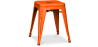 Buy Industrial Design Stool - 45cm - New Edition - Metalix Orange 60139 home delivery