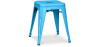 Buy Industrial Design Stool - 45cm - New Edition - Metalix Turquoise 60139 with a guarantee