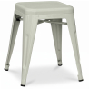Buy Industrial Design Stool - 45cm - New Edition - Metalix Pale green 60139 in the United Kingdom