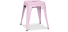 Buy Industrial Design Stool - 45cm - New Edition - Metalix Pastel pink 60139 at MyFaktory