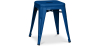 Buy Industrial Design Stool - 45cm - New Edition - Metalix Dark blue 60139 - prices