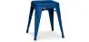 Buy Industrial Design Stool - 45cm - New Edition - Metalix Dark blue 60139 - prices