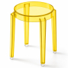 Buy Stool 47cm - Design Transparent - Pauline  Yellow 29572 home delivery
