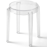 Buy Stool 47cm - Design Transparent - Pauline  Transparent 29572 - in the UK