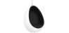 Buy Suspension Ele Chair Style - White Exterior - Fabric Black 16504 - prices