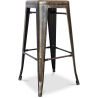 Buy Bar Stool – Industrial Style – Steel – 76 cm – Metalix Metallic bronze 60148 - in the UK