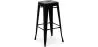 Buy Bar Stool – Industrial Style – Steel – 76 cm – Metalix Black 60148 - prices