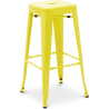 Buy Bar Stool – Industrial Style – Steel – 76 cm – Metalix Yellow 60148 - prices