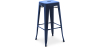 Buy Bar Stool - Industrial Design - 76cm - Metalix Dark blue 60148 - in the UK