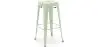 Buy Bar Stool – Industrial Style – Steel – 76 cm – Metalix Pale green 60148 in the United Kingdom
