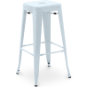 Buy Bar Stool – Industrial Style – Steel – 76 cm – Metalix Grey blue 60148 home delivery
