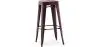 Buy Bar Stool – Industrial Style – Steel – 76 cm – Metalix Bronze 60148 in the United Kingdom