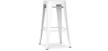 Buy Bar Stool - Industrial Design - 76cm - New Edition- Metalix White 60149 - in the UK