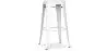 Buy Bar Stool - Industrial Design - 76cm - New Edition- Metalix White 60149 home delivery