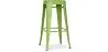 Buy Bar Stool - Industrial Design - 76cm - New Edition- Metalix Light green 60149 in the United Kingdom
