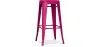 Buy Bar Stool - Industrial Design - 76cm - New Edition- Metalix Fuchsia 60149 at MyFaktory