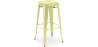 Buy Bar Stool - Industrial Design - 76cm - New Edition- Metalix Pastel yellow 60149 - in the UK