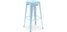 Buy Bar Stool - Industrial Design - 76cm - New Edition- Metalix Light blue 60149 in the United Kingdom