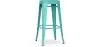 Buy Bar Stool - Industrial Design - 76cm - New Edition- Metalix Pastel green 60149 home delivery
