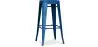 Buy Bar Stool - Industrial Design - 76cm - New Edition- Metalix Dark blue 60149 - in the UK