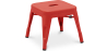 Buy Kid Stool Bistrot Metalix Industrial Metal - New Edition Red 60151 - prices