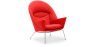 Buy Oculus Armchair - Fabric Red 57151 in the United Kingdom