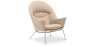 Buy Oculus Armchair - Fabric Ivory 57151 - in the UK