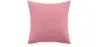 Buy Velvet square cushion (45x45 CM) - Lenay Pastel pink 60155 - in the UK