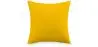 Buy Velvet square cushion (45x45 CM) - Lenay Pastel yellow 60155 in the United Kingdom
