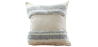 Buy Square Cotton Cushion Boho Bali Style (45x45 cm) cover + filling - Kamala Grey 60160 - in the UK