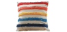 Buy Square Cotton Cushion Boho Bali Style (45x45 cm) cover + filling - Lalita Multicolour 60162 - in the UK