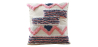 Buy Square Cotton Cushion Boho Bali Style (45x45 cm) cover + filling - Kinari Multicolour 60163 - in the UK