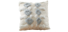 Buy Square Cotton Cushion Boho Bali Style (45x45 cm) cover + filling - Rajal Grey 60166 - in the UK