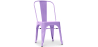 Buy Dining chair Bistrot Metalix Industrial Square Metal - New Edition Pastel Purple 32871 - in the UK