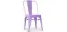 Buy Dining chair Bistrot Metalix Industrial Square Metal - New Edition Pastel Purple 32871 in the United Kingdom
