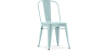 Buy Dining chair Bistrot Metalix Industrial Square Metal - New Edition Pale green 32871 home delivery