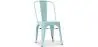 Buy Dining chair Bistrot Metalix Industrial Square Metal - New Edition Pale green 32871 - prices