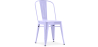 Buy Dining chair Bistrot Metalix Industrial Square Metal - New Edition Lavander 32871 at MyFaktory