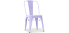 Buy Dining chair Bistrot Metalix Industrial Square Metal - New Edition Lavander 32871 in the United Kingdom